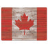 Canadian Flag Dark Wood Surface Laptop 2 Skin